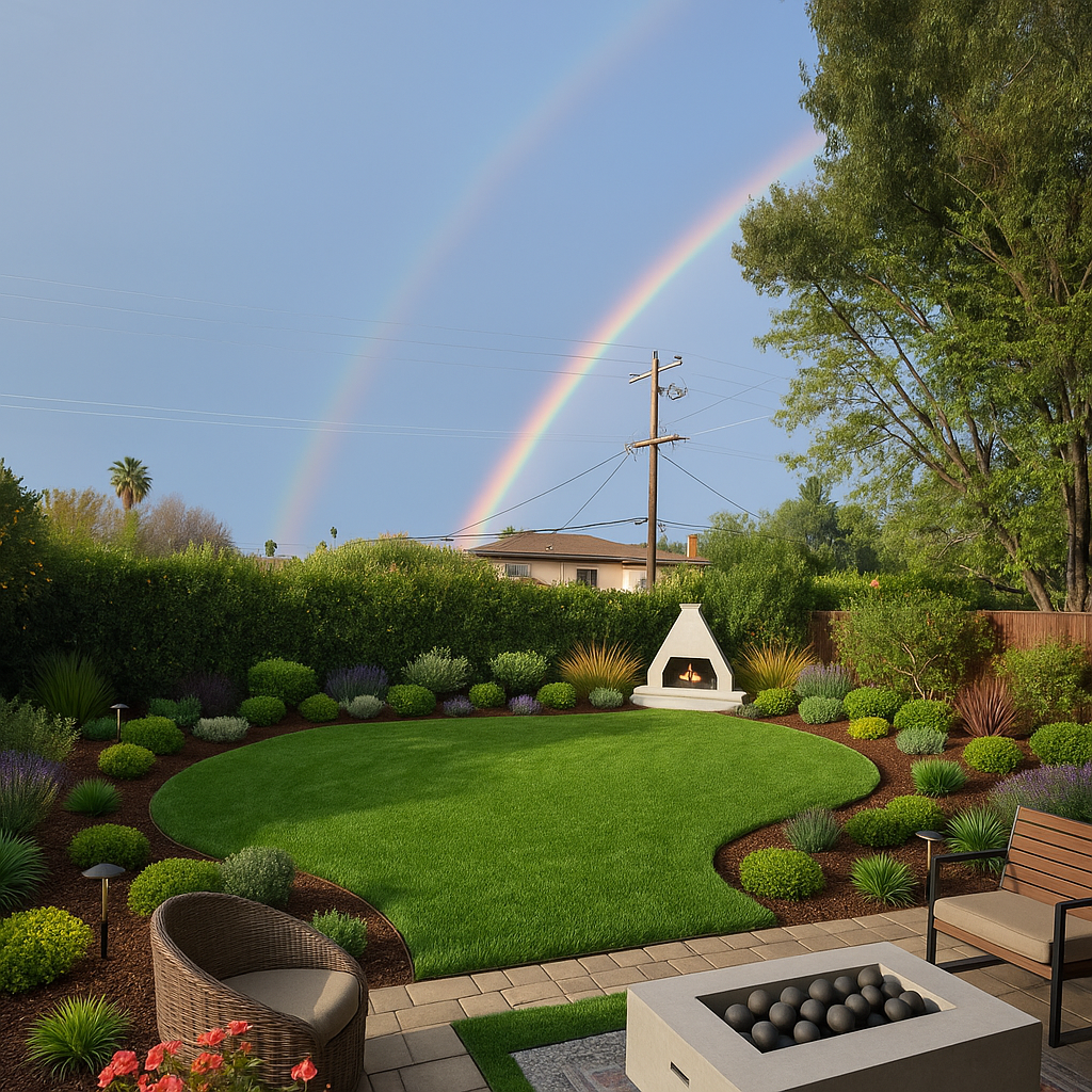 Landscaping AI concept